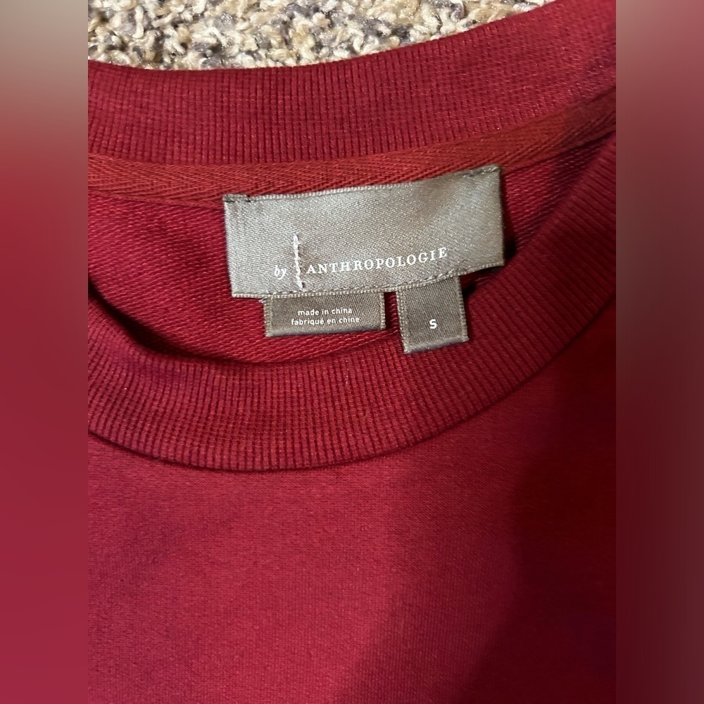 Anthropologie NWOT top with dramatic sheer sleeves size small - Picture 3 of 10